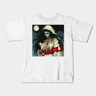 CHURILE – FULL COLOUR – FETERS AND LIMERS – CARIBBEAN FOLKLORE EVENT DJ GEAR Kids T-Shirt